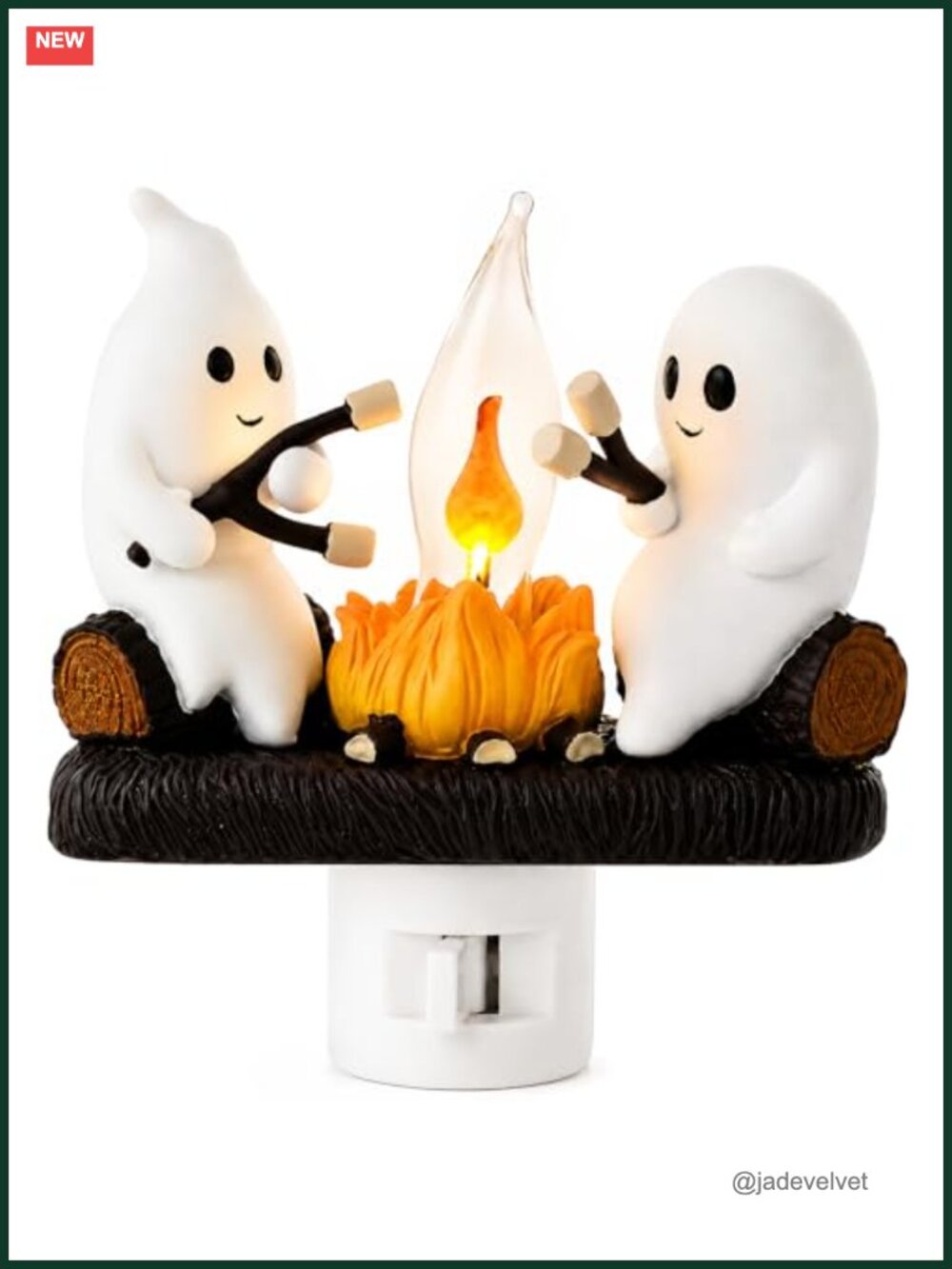 Plug-in Wall Nightlight with Flickering Flame